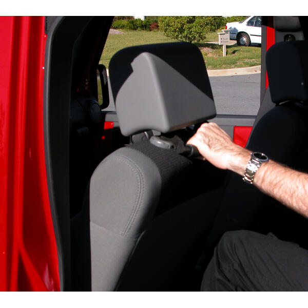 Rear Seat Grab Handles in Black Jeep Wrangler JL, JK and Gladiator JT 2007-2023 - Image 2