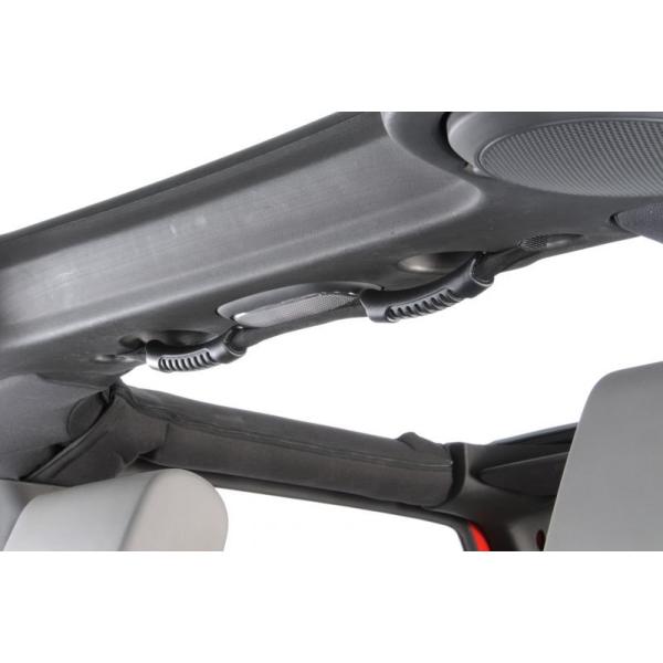 DUAL REAR GRAB STRAP JK BLACK