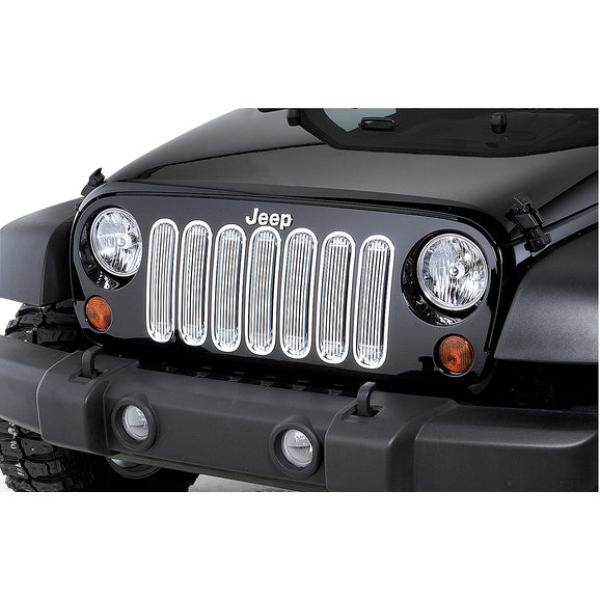 GRILLE INSERT BILLET POLISH JK