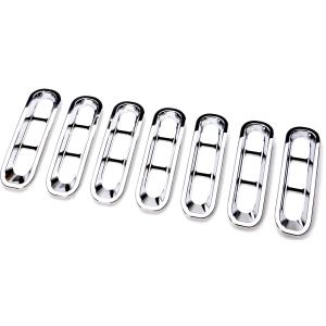 CHROME PLASTIC GRILLE JK