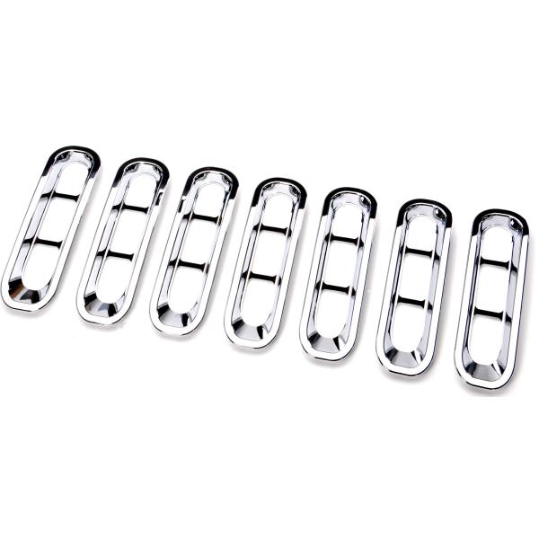 CHROME PLASTIC GRILLE JK