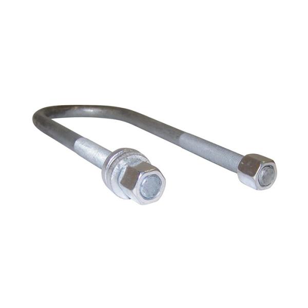 U-Bolt with Nut and Washers 1/2" Diameter 8" Long for 1976-1986 Jeep CJ-5, CJ-7 and CJ-8