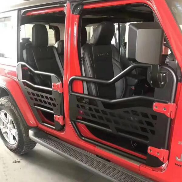 Tube Doors Set with Mirrors for Jeep Wrangler JL and Jeep Gladiator 2018-UP 4 Door - Image 2