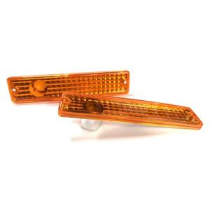 EUROSTYLE STEEL FENDER SIDE MARKER (AMBER) CJ's RIGHT & LEFT 1969-1986