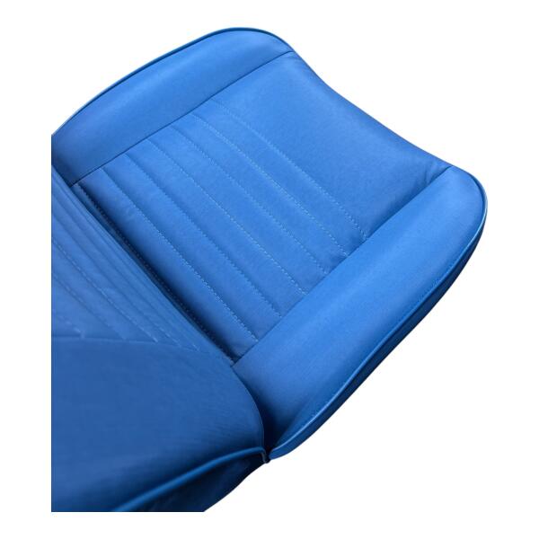 Front Low Back Bucket Seat (OEM Style Blue Levis) (Pair) for Jeep CJ 1955-1983 - Image 4