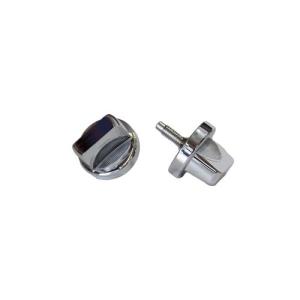 Interior Windshield Knobs Stainless Steel 1976-1995 Jeep CJ Wrangler YJ