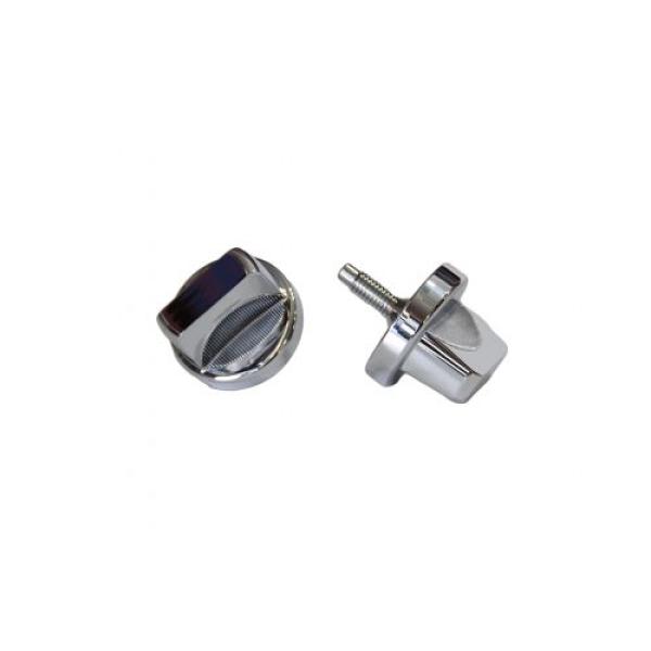 Interior Windshield Knobs Stainless Steel 1976-1995 Jeep CJ Wrangler YJ