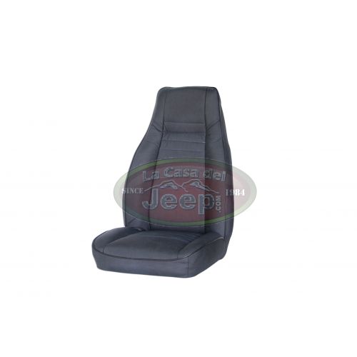 Front CYAC Bucket Seat in Black Levis Jeep CJ 1975-1995 (EACH)