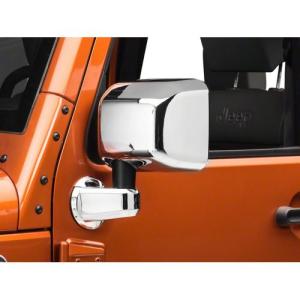 4 PIECE MIRROR/ARM COVER KIT CHROME 2007-2018 JEEP WRANGLER JK
