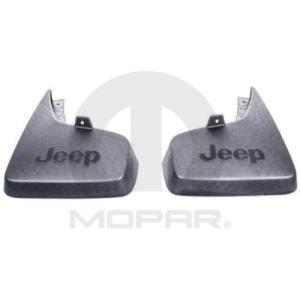 Rear Splash Guards with Jeep logo Black 2007-2016 Jeep Patriot MK & Compass MK