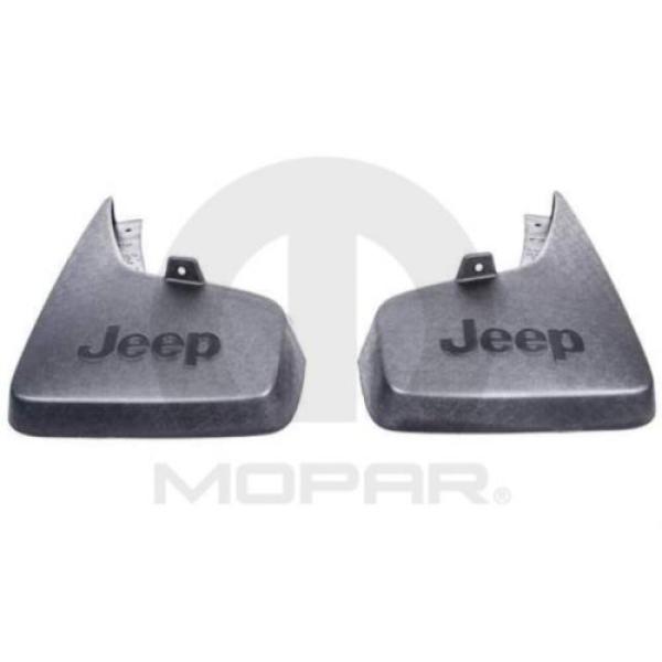 Rear Splash Guards with Jeep logo Black 2007-2016 Jeep Patriot MK & Compass MK