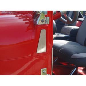 Pair of Cowl Side Plate Stainless Steel [Stainless Steel] for Jeep CJ (1976-1986)