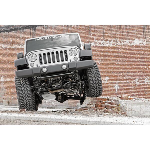 4in Suspension Lift Kit with Vertex Reservoir Shocks for Jeep Wrangler Unlimited JK 2007-2018 - Image 3