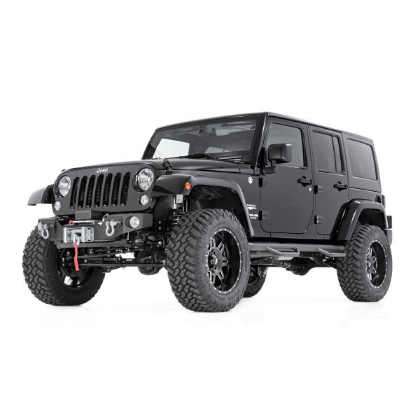 Nerf Steps Wheel to Wheel 4 Door for Jeep Wrangler JK 2007-2018 - Image 3