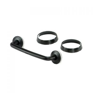 Hood Tie Down Kit in Black for 1997-2006 Jeep Wrangler TJ & Unlimited
