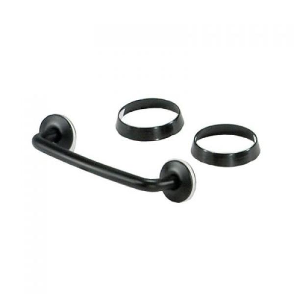 Hood Tie Down Kit in Black for 1997-2006 Jeep Wrangler TJ & Unlimited