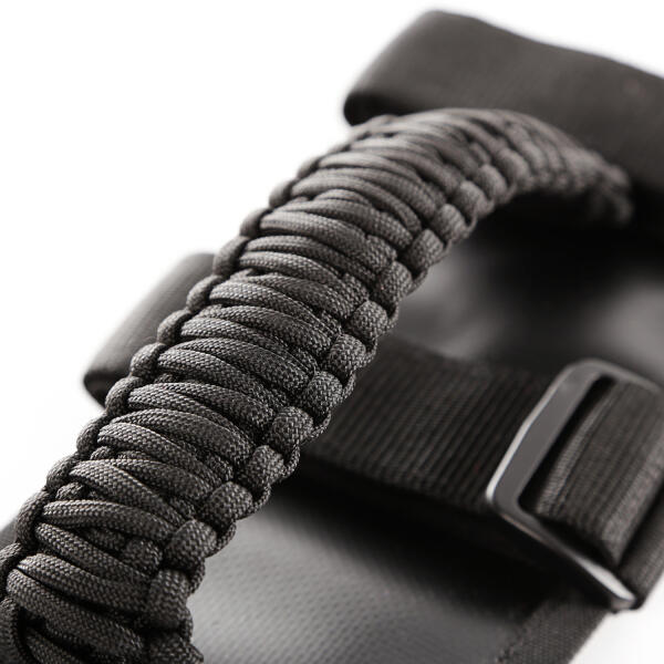 Paracord Grab Handles in Gray for Jeep Wrangler and Gladiator JT 1997-2023 - Image 8