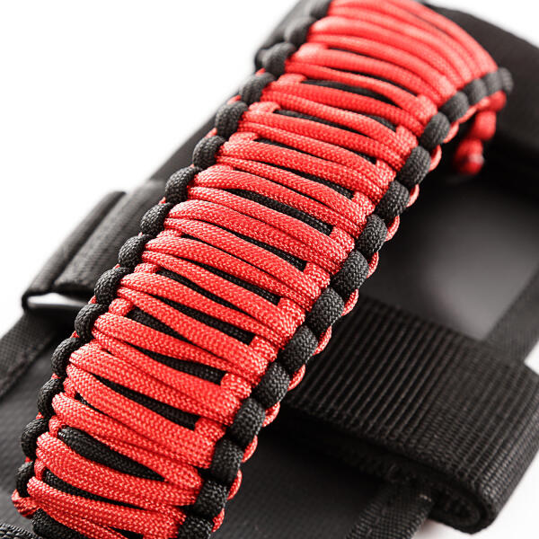 Paracord Grab Handles in Gray for Jeep Wrangler and Gladiator JT 1997-2023 - Image 7