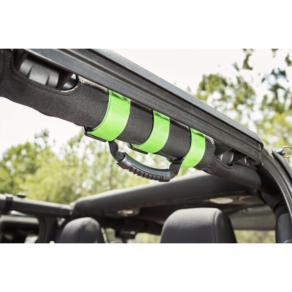 Sport Bar Grab Handles in Black for Jeep Wrangler JL, JK, TJ, YJ, CJ and Gladiator JT 1955-2023 - Image 7