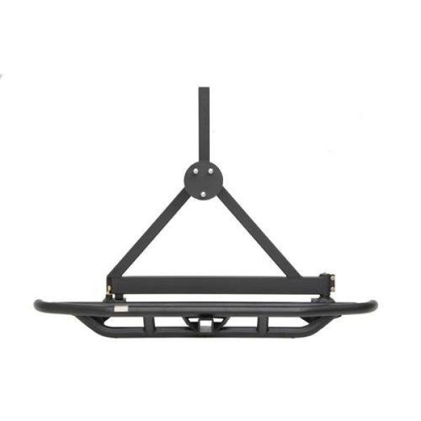 RRC REAR BUMPER W/ TIRE CARRIER YJ TJ 87-06 BLK TEXTURED