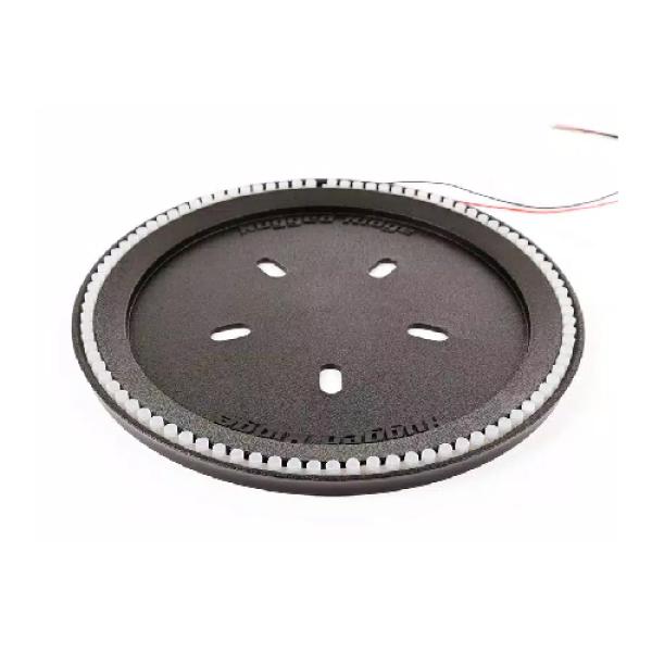 TIRE CARRIER SPACER - TEXTURED BLACK for Jeep CJ5,CJ7,CJ8 76-86, JK 07-18,TJ 97-06,YJ 87-95