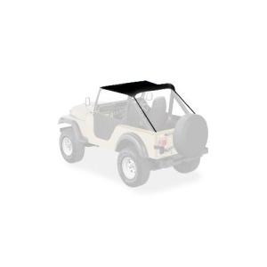 Bikini Top for 1976-1983 Jeep CJ5 Black Denim