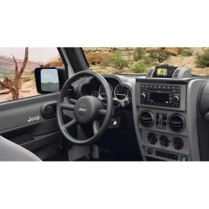 Interior Trim Kit Half Door with Manual Window Carbon Fiber 2007-2010 Jeep Wrangler JK & Unlimited