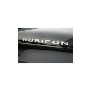 Rubicon Decal Silver 2007-2016 Jeep Wrangler JK & Wrangler Unlimited JK