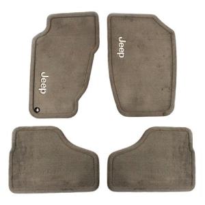 Carpet Floor Mats Set of 4 Dark Taupe 2002-2004 Jeep Liberty KJ