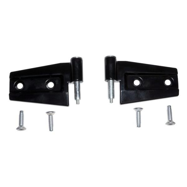 DOOR HINGE BLK 2 PC UP/LOW JK