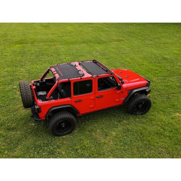 Mesh Bikini Top Plus Black for Jeep Wrangler JL 4WD 2018-2023 - Image 2
