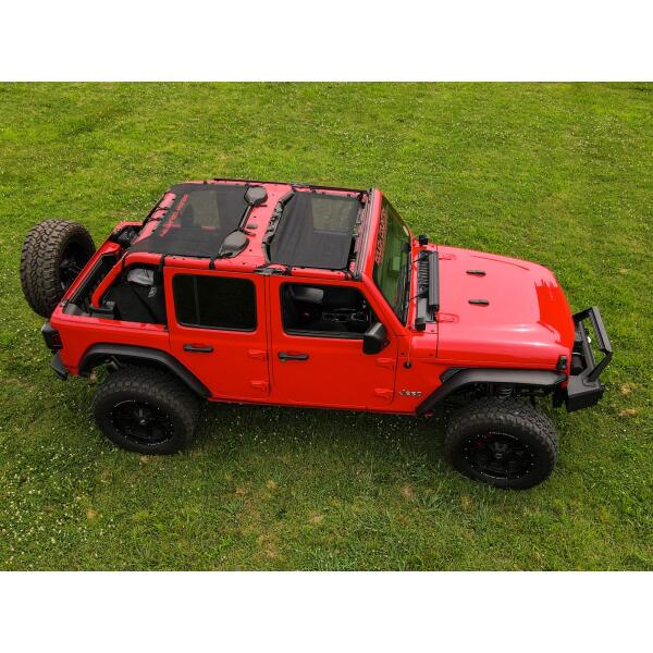 Mesh Bikini Top Plus Black for Jeep Wrangler JL 4WD 2018-2023 - Image 4