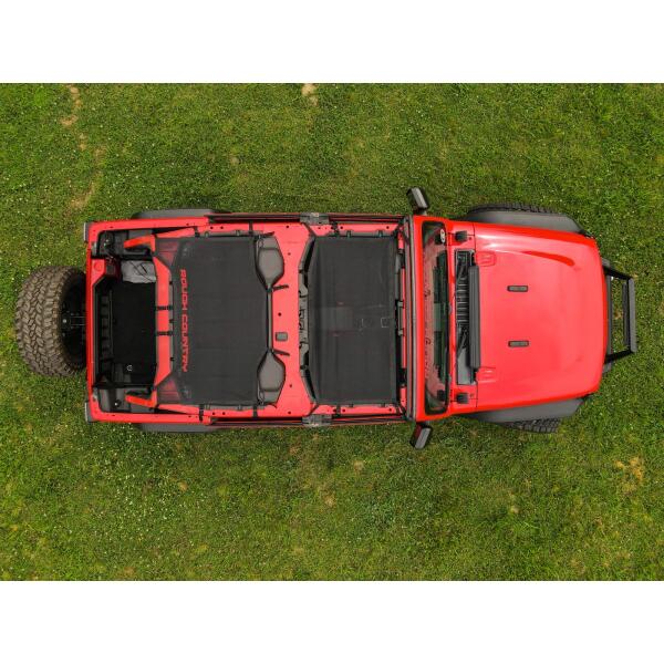 Mesh Bikini Top Plus Black for Jeep Wrangler JL 4WD 2018-2023 - Image 5