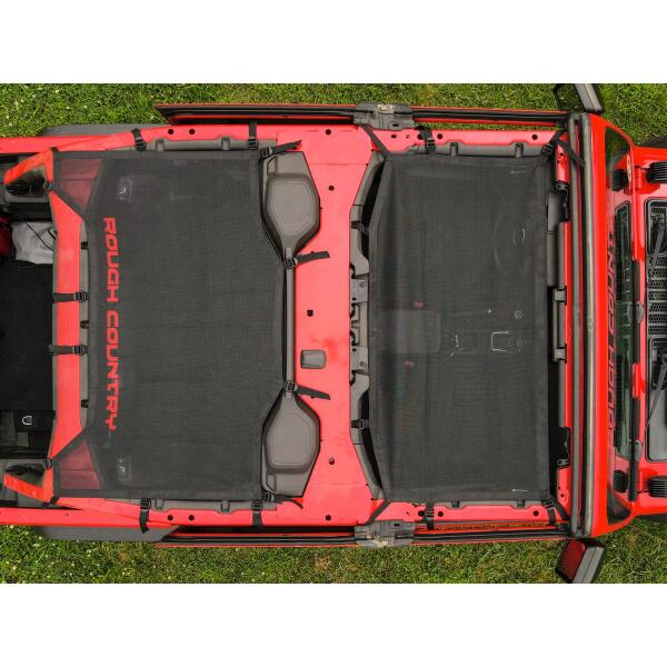 Mesh Bikini Top Plus Black for Jeep Wrangler JL 4WD 2018-2023 - Image 6