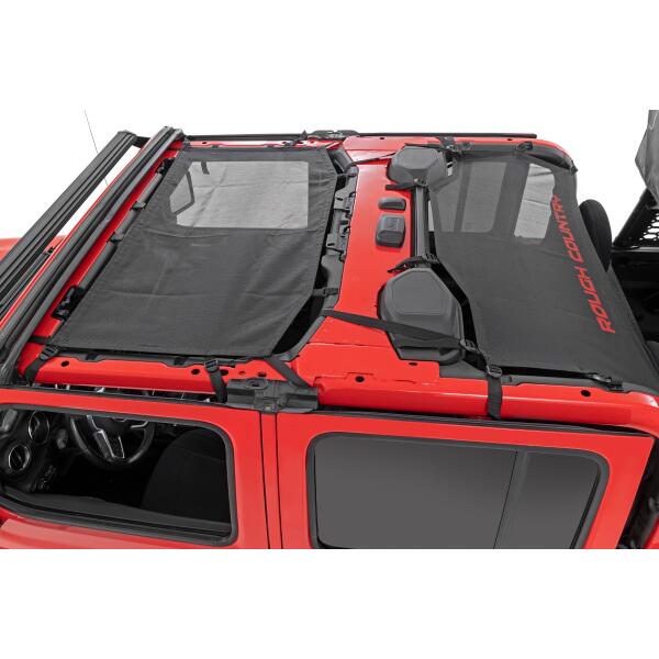 Mesh Bikini Top Plus Black for Jeep Gladiator JT 4WD 2020-2023 - Image 2