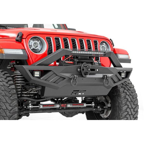 Front Winch Bumper for Jeep Wrangler JK,  JL, Unlimited 4WD and Gladiator JT 2007-2025 - Image 3