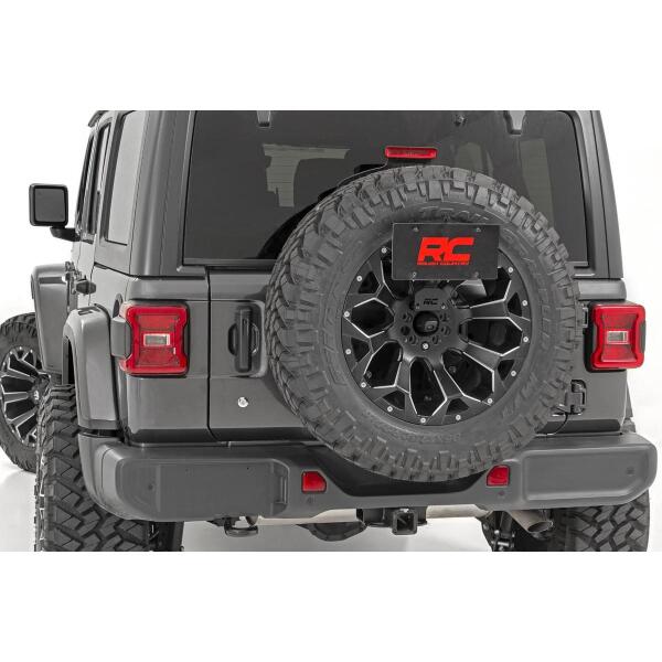 License Plate Relocation Bracket for Jeep Wrangler JL 4WD 2018-2023 - Image 2