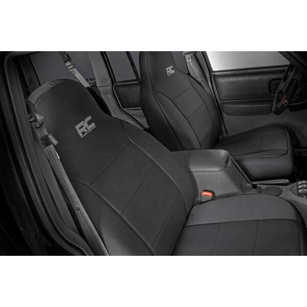 Seat Covers Non Detach Headrest FR and RR for Jeep Cherokee XJ 97-01 - Image 2