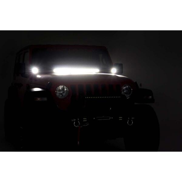 2" Mount LED Light Kit Black Series for Jeep Gladiator JT and Wrangler JL 2018-2025 - Image 4