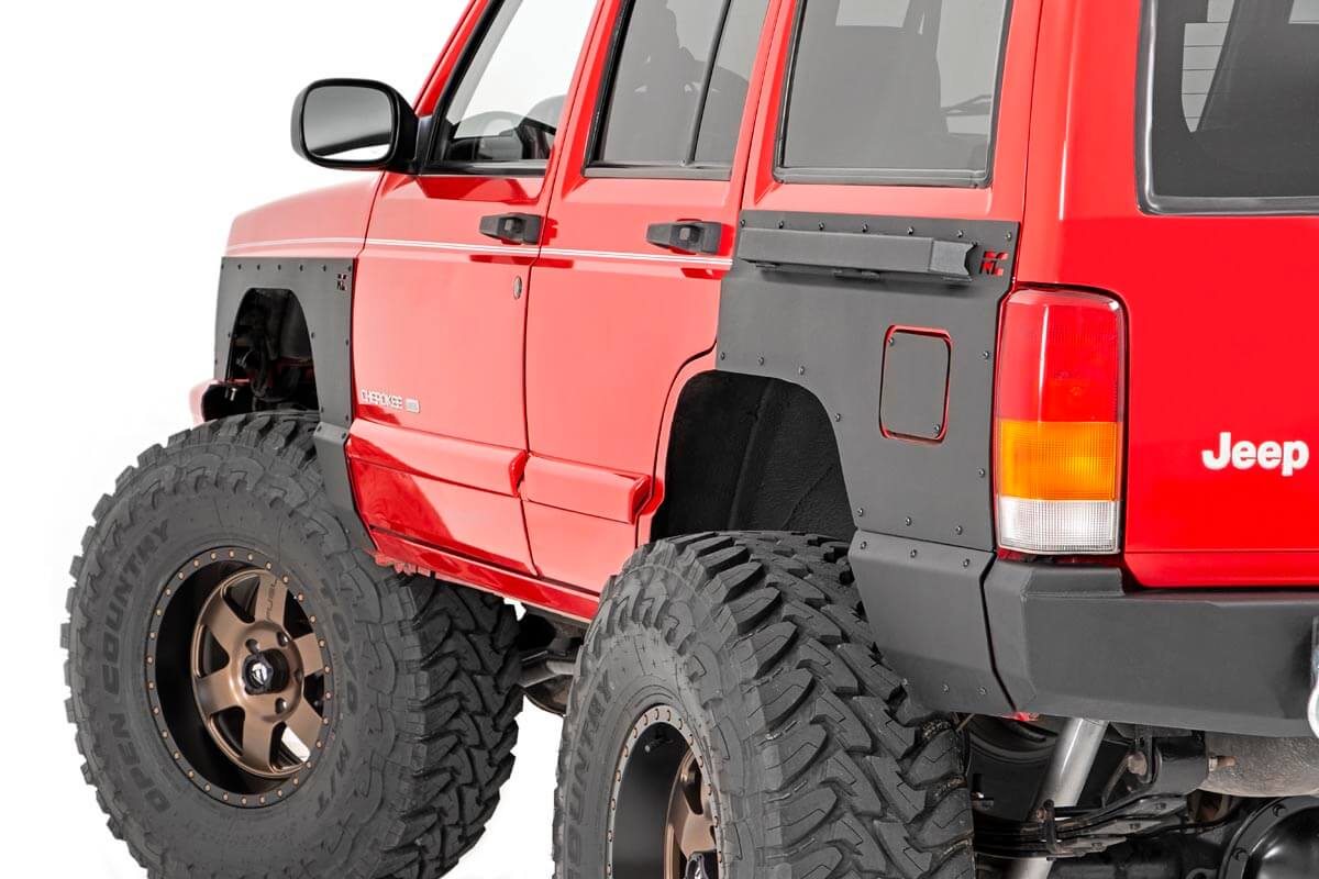 Fender and Quarter Panel Armor Rear Combo for Jeep Cherokee XJ 84-96 - Image 3