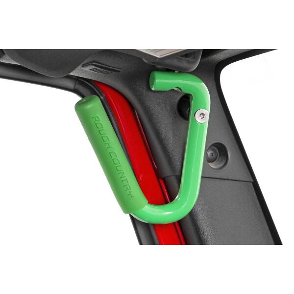 Grab Handles Steel FR and RR Green for Jeep Wrangler JK 2007-2018 - Image 2