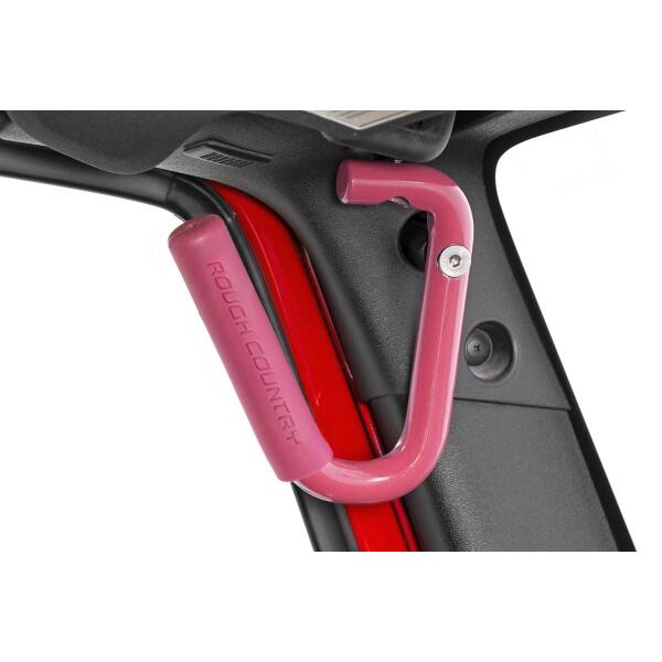 Grab Handles Steel FR and RR Pink for Jeep Wrangler JK 2007-2018 - Image 3