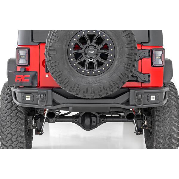 Rough Country Rear Bumper Tubular Jeep Wrangler JK/Wrangler Unlimited 2007-2018 - Image 4