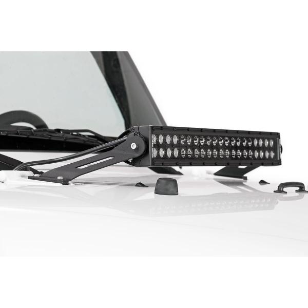 LED Light Mount Hood 20" for Jeep Wrangler JK 2007-2018