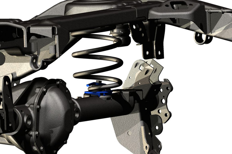 Rear Coil Spring Correction Plates for Jeep Wrangler JK 2007-2018 - Image 2