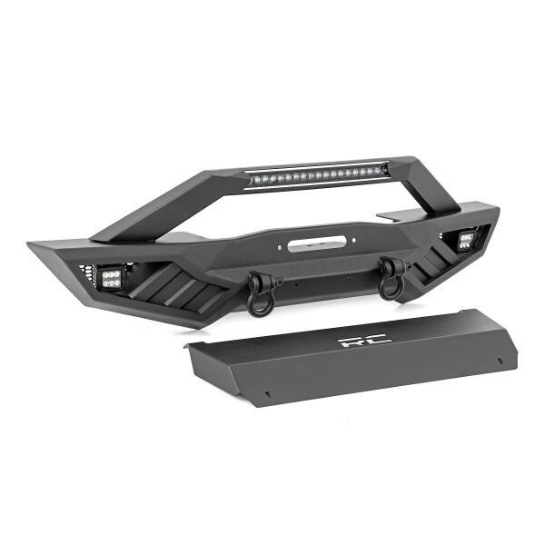 Front Winch Bumper for Jeep Wrangler JK,  JL, Unlimited 4WD and Gladiator JT 2007-2025 - Image 2