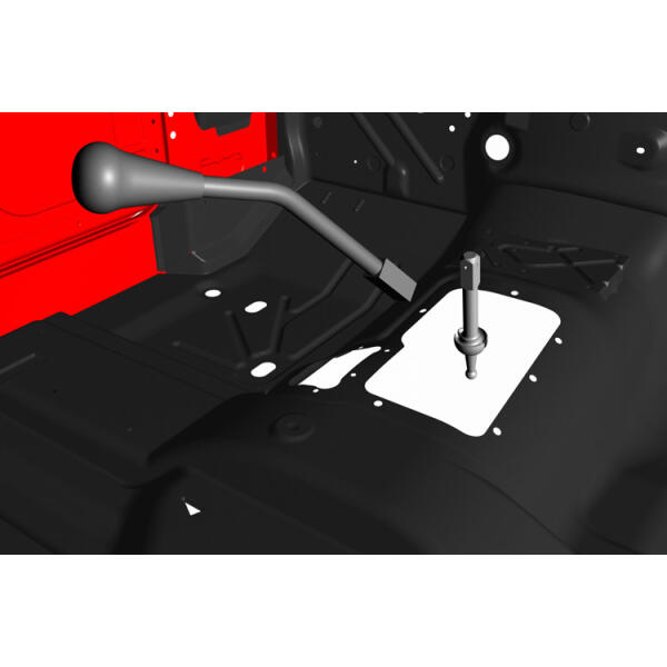 Shifter Extension Lower Gear Selector for Jeep Wrangler TJ 1997-1902 - Image 3