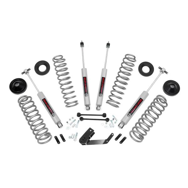 3.25in Suspension and Spacer Lift Kit with N3 Shocks for Jeep Wrangler Unlimited JK 2007-2018