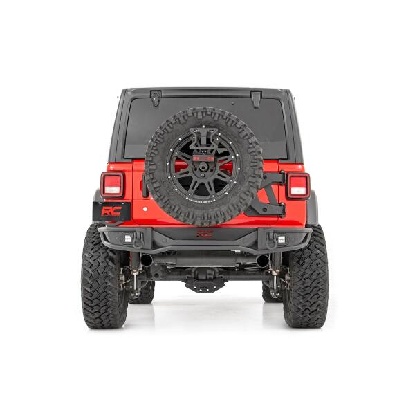 Rough Country Rear Bumper Tubular Jeep Wrangler JL 2018-2024/Wrangler Unlimited 2018-2024 - Image 2