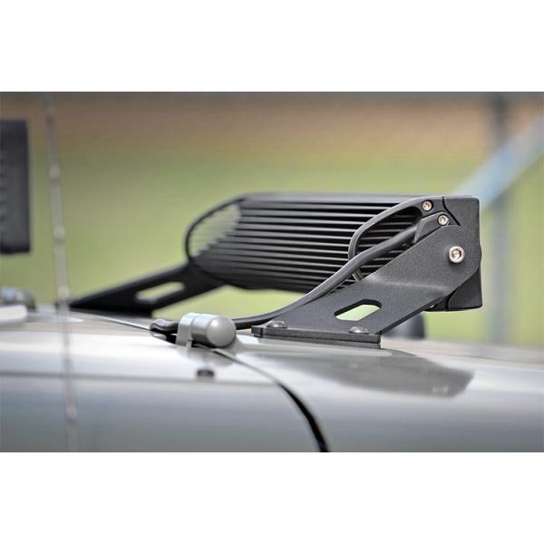 LED Light Mount Hood 20" for Jeep Wrangler JK 2007-2018 - Image 4